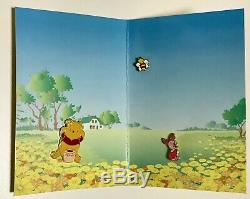 Japan Disney Store Pin 11405 Shibuya Just Pooh Floor 2nd Anniversary Set Gerbera