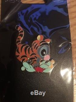 Japan Disney Store Pin 86297 Costume Stitch and Scrump Winnie the Pooh Tigger