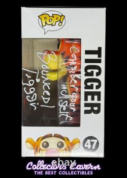 Jim Cummings Signed Funko POP Winnie the Pooh Tigger JSA COA