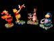 Jim Shore Disney Traditions 4-piece Winnie The Pooh Set! Tigger! Eeyore! Kanga