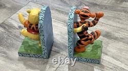 Jim Shore Disney Traditions Tigger and Winnie the Pooh Bookends Retired Samples