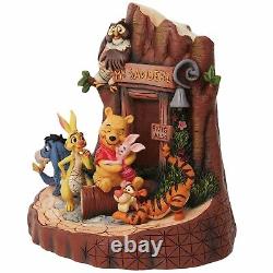 Jim Shore Disney Traditions Winnie the Pooh Figurine Carved by Heart 6010879