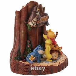 Jim Shore Disney Traditions Winnie the Pooh Figurine Carved by Heart 6010879