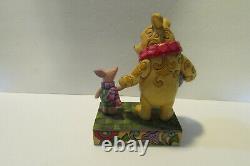 Jim shore disney traditions winnie the pooh and piglet together forever