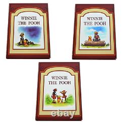 Kingdom Hearts 1,2,3 Book Shaped Storage Box Set Winnie the Pooh 100 Acre Forest