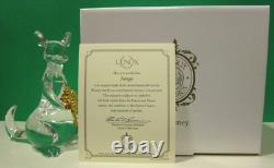 LENOX CRYSTAL KANGA Disney Winnie the Pooh sculpture - - NEW in BOX with COA