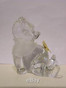 LENOX Disney CRYSTAL FLUTTERBY FRIEND sculpture NEW in BOX COA Winnie the Pooh