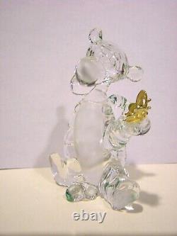 LENOX Disney CRYSTAL TIGGER sculpture Winnie the Pooh Butterfly NEW in BOX WithCOA