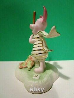 LENOX PIGLET'S CLEAN SWEEP Winnie the Pooh Disney sculpture- NEW in BOX with COA