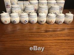 LENOX Winnie The Pooh 32 PIECE Spice Jar Set USED FOR DISPLAY ONLY! LOOK