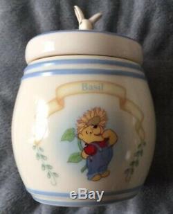 LENOX-Winnie The Pooh Spice Jar Set 24 Jars (2 jars have bee missing 1 wing)