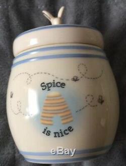 LENOX-Winnie The Pooh Spice Jar Set 24 Jars (2 jars have bee missing 1 wing)