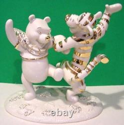 LENOX Winnie the POOH SPLENDIFEROUS DANCE Disney TIGGER sculpture NEW in BOX COA