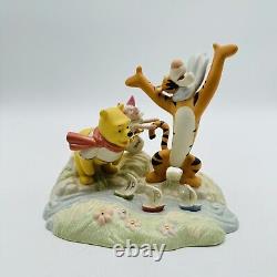 LENOX Winnie the Pooh BLUSTERY BOAT RACE Disney sculpture - NEW in BOX with COA