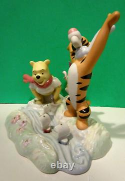 LENOX Winnie the Pooh BLUSTERY BOAT RACE Disney sculpture - NEW in BOX with COA