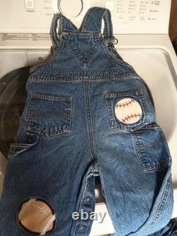Late 80s Early 90s Vtg 100 Acre Sports Collection Disney Store Bibbed Overalls