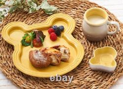 Le Creuset Disney Winnie the Pooh Tableware Set of 3 Quince Yellow Nutmeg New