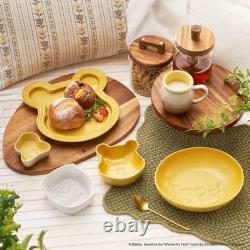 Le Creuset Disney Winnie the Pooh Tableware Set of 3 Quince Yellow Nutmeg New