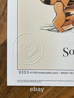 Lego ALL 5 Winnie The Pooh VIP Limited Edition Sketches