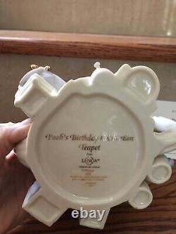 Lenox, 2001 Winnie The Pooh & Friends Birthday Celebration Teapot, Retired