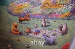 Lenox 2002 Disney A Grand Afternoon Vase 11 Tall Winnie The Pooh Ivory China