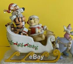 Lenox A Sleigh Ride Together With Pooh Figurine New in Box