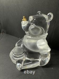 Lenox Disney Crystal Winnie the Pooh Butterfly on Nose Box & COA Mint