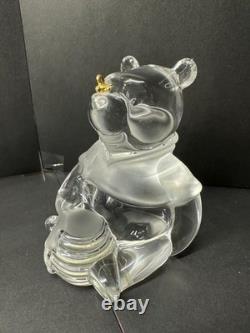 Lenox Disney Crystal Winnie the Pooh Butterfly on Nose Box & COA Mint