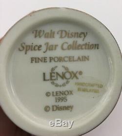 Lenox Disney Spice Set 24 Jars Wood Spice Rack Snow White Bambi Winnie The Pooh