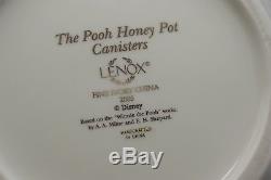 Lenox Disney Winnie The Pooh The Honey Pot Canister Set Of 3 2005