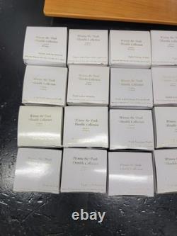 Lenox Disney Winnie The Pooh Thimble Figurine Set 22 Mirror Shelf Display Honey