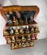 Lenox Disney Winnie The Pooh Thimble Figurine Set 24 Mirror Shelf Display Honey