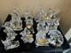Lenox Disney Winnie The Pooh 14-piece Crystal Figures Lot All Gold