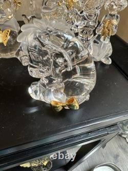 Lenox Disney Winnie the Pooh 14-Piece Crystal Figures Lot All Gold