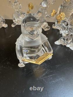 Lenox Disney Winnie the Pooh 14-Piece Crystal Figures Lot All Gold