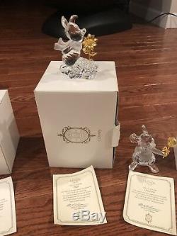Lenox Disney Winnie the Pooh Crystal Collectable Figurines -Lot of 11
