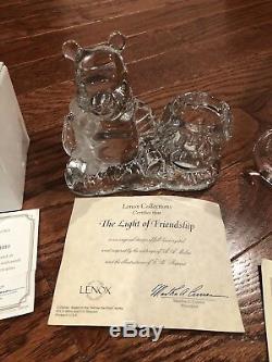 Lenox Disney Winnie the Pooh Crystal Collectable Figurines -Lot of 11