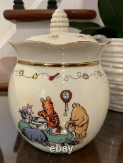 Lenox Disney Winnie the Pooh The Pooh Honey Pot Canisterswith Box BEAUTIFUL