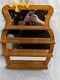 Lenox Disney's Wooden Winnie The Pooh 19 Four Shelf Display With Mirror