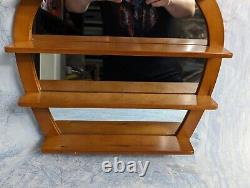 Lenox Disney's Wooden Winnie The Pooh 19 Four Shelf Display With Mirror