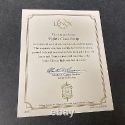 Lenox Winnie the Pooh Figurine Piglet's Clean Sweep Disney Showcase COA