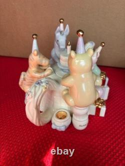 Lenox Winnie the Pooh Pooh's Birthday Celebration Teapot 2001 Displayed