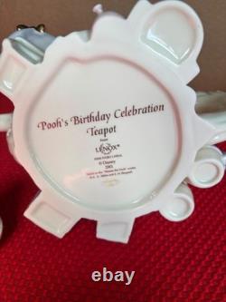 Lenox Winnie the Pooh Pooh's Birthday Celebration Teapot 2001 Displayed