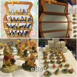 Lenox Winnie the Pooh Thimble Collection withMirror Shelf Display