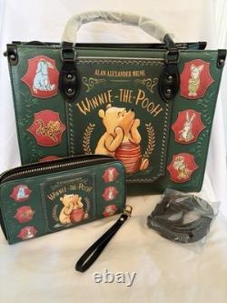 Lettoria Winnie-The-Pooh Hundred Acre Dream Large Handbag & Wallet NWT