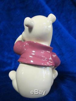 Lladro Winnie The Pooh Brand New In Box #9115 Disney Hunny Jar Cute Save$ F/sh