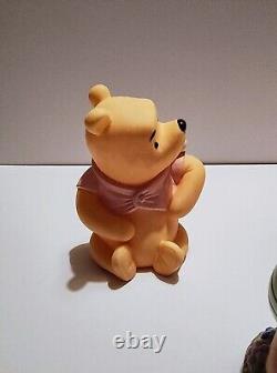 Lot of 4 Vintage Winnie the Pooh Squeak Toys (Read Description!)