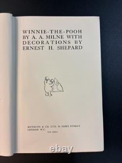 Lot of Vintage Winnie the Pooh Books A. A. Milne Classic Childrens Collection