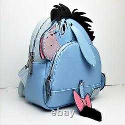 Loungefly Disney Eeyore Figural Cosplay Mini Backpack Bow Tail Winnie The Pooh