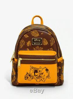 Loungefly Disney Winnie The Pooh Autumn Mini Backpack BoxLunch Exclusive